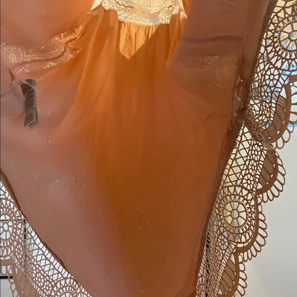 GAP linen blend broderie anglaise high neck sundress XL TALL - Picture 6 of 10